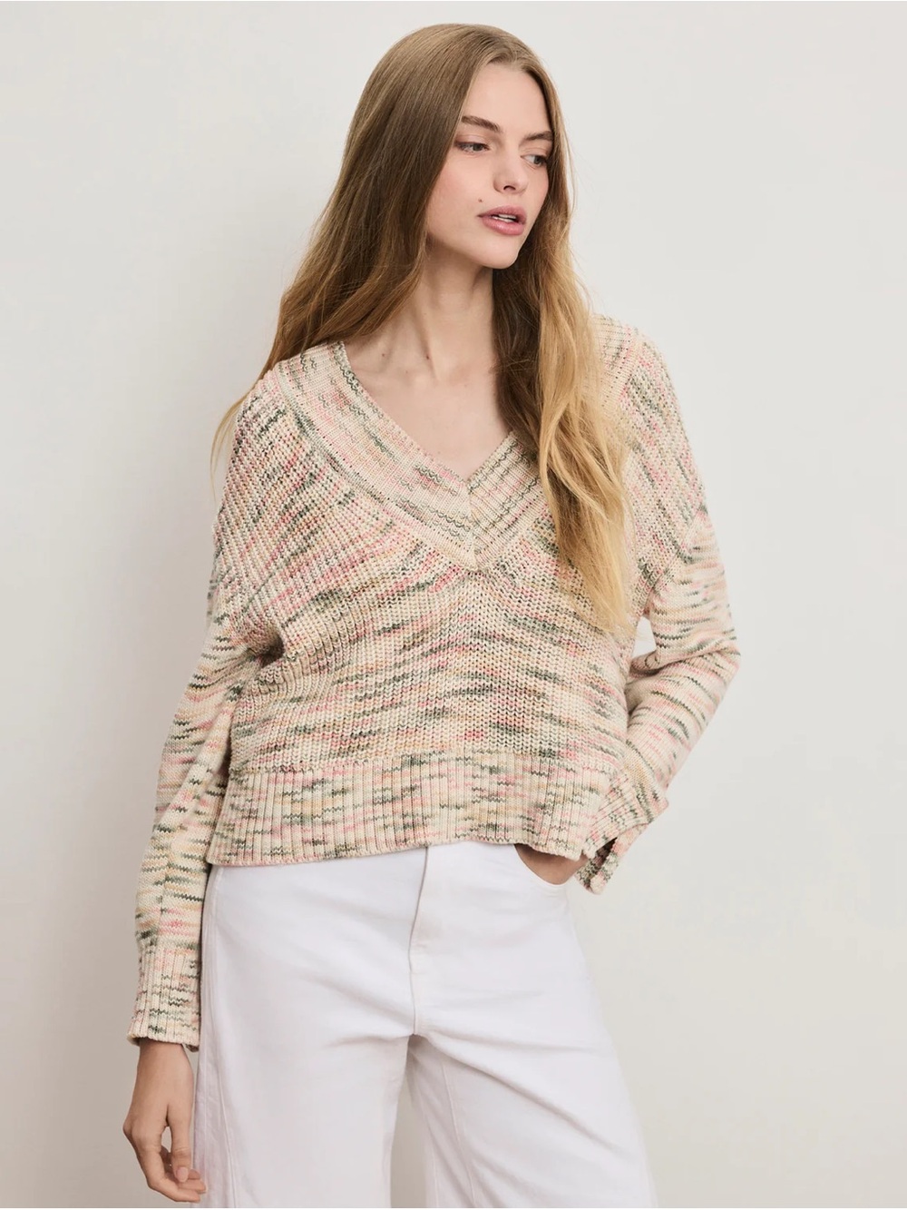 Veronica Beard Anola V-Neck Sweater